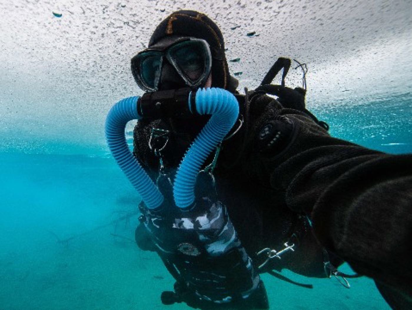 Plongée sous glace avec le Salamandre